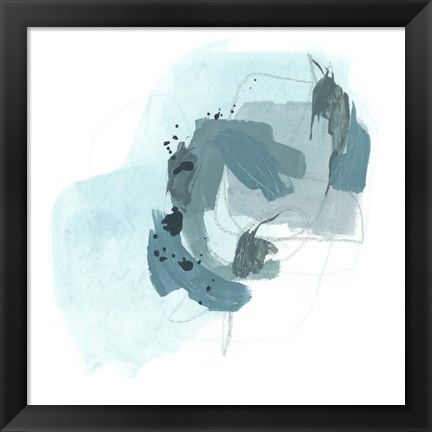 Framed Aqua Stellar II Print