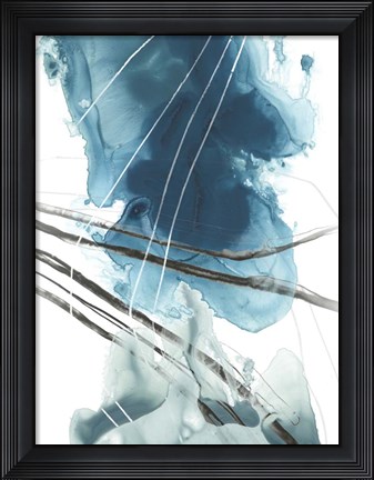 Framed Bella Indigo II Print