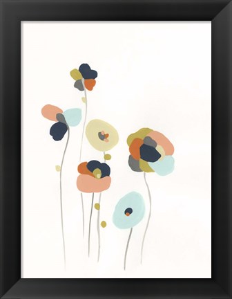 Framed Modular Bouquet II Print
