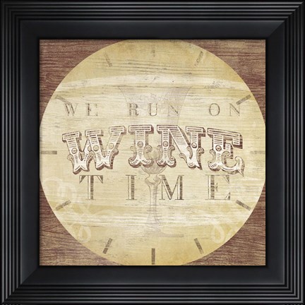 Framed Beverage O&#39;Clock IV Print