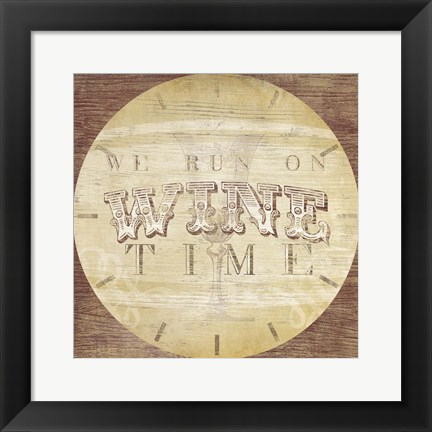 Framed Beverage O&#39;Clock IV Print