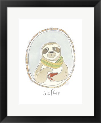 Framed Caffeinated Cutie III Print