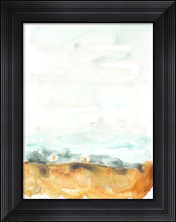 Framed Flowing Sand Bar I Print