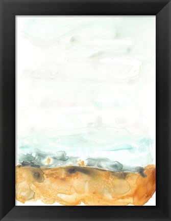 Framed Flowing Sand Bar I Print