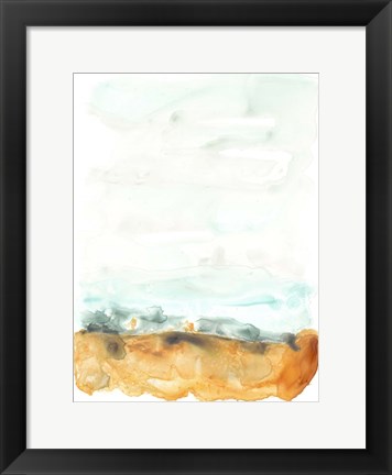 Framed Flowing Sand Bar I Print