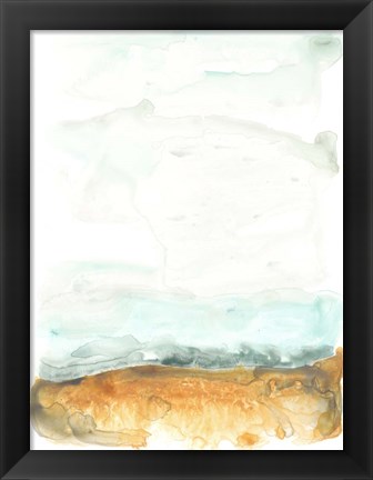 Framed Flowing Sand Bar II Print