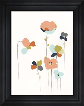 Framed Modular Bouquet IV Print