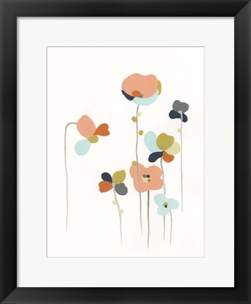 Framed Modular Bouquet IV Print