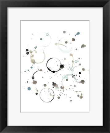 Framed Liquid Orbit I Print