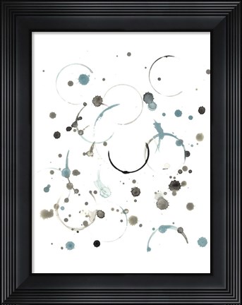 Framed Liquid Orbit II Print