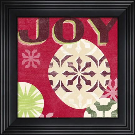 Framed Let&#39;s Get Jolly IV Print
