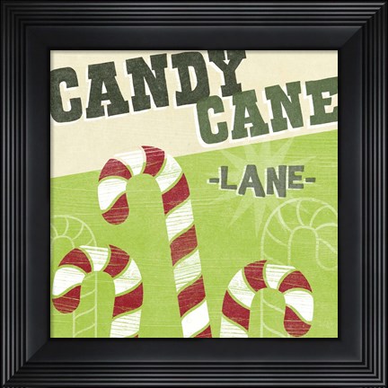 Framed Let&#39;s Get Jolly V Print
