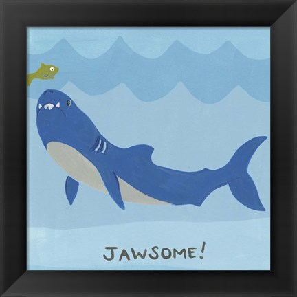 Framed Jawesome I Print