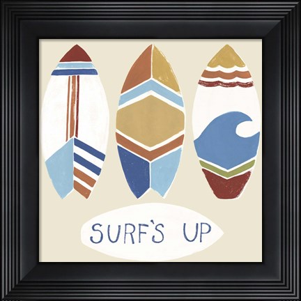 Framed Surf&#39;s Up! I Print