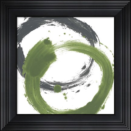 Framed Circular Reaction I Print