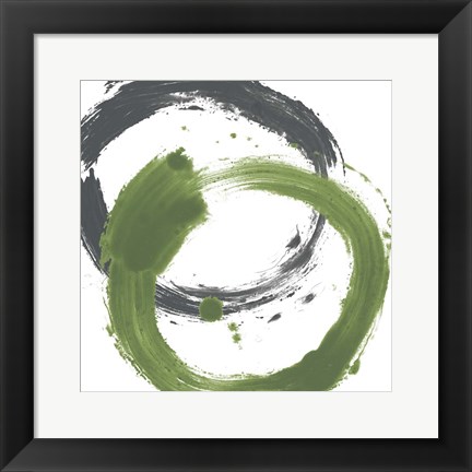 Framed Circular Reaction I Print