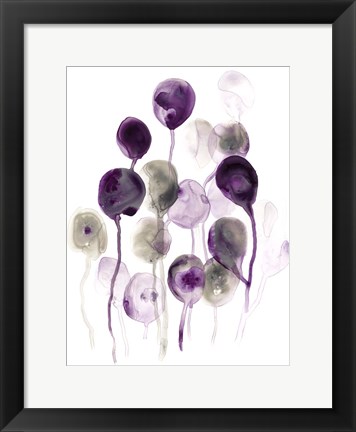 Framed Plum Pods I Print