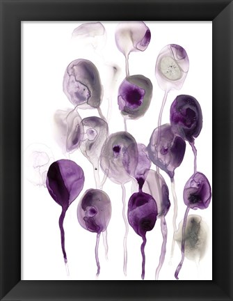 Framed Plum Pods II Print