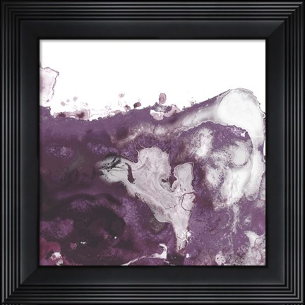Framed Orchid Wave I Print