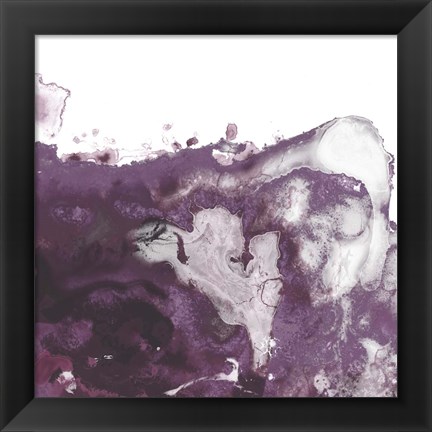 Framed Orchid Wave I Print