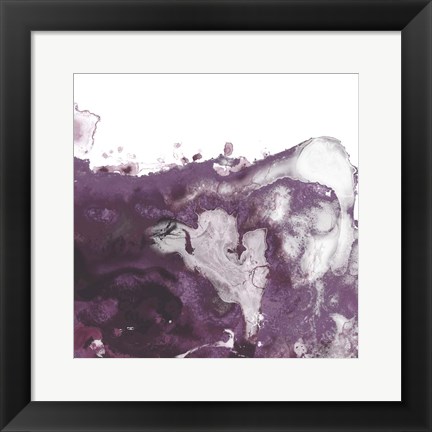 Framed Orchid Wave I Print