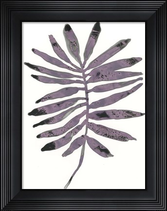 Framed Foliage Fossil I Print