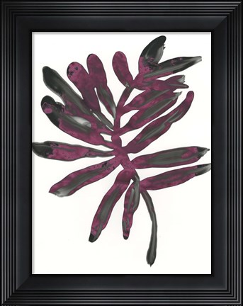 Framed Foliage Fossil III Print