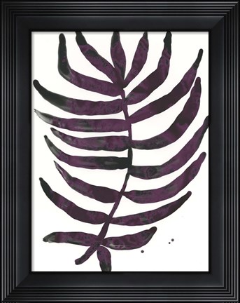 Framed Foliage Fossil VI Print