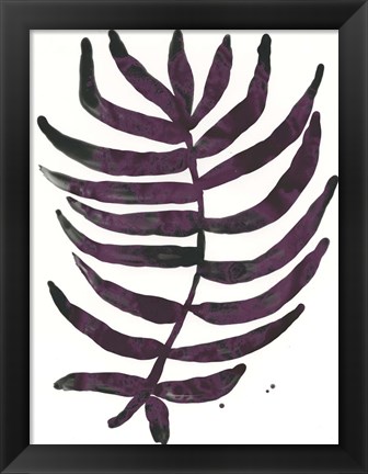 Framed Foliage Fossil VI Print