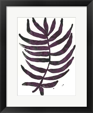 Framed Foliage Fossil VI Print