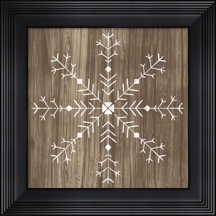 Framed Barnwood Wonderland I Print