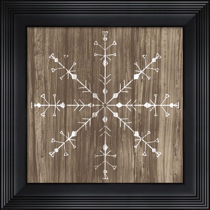 Framed Barnwood Wonderland V Print