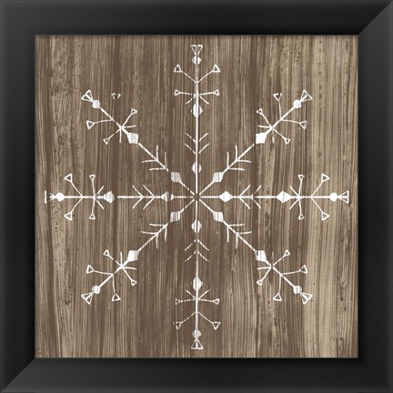 Framed Barnwood Wonderland V Print