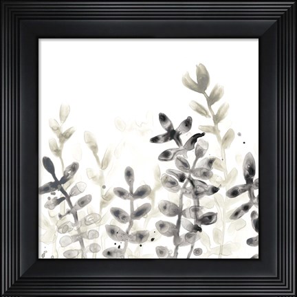 Framed Liquid Stems II Print