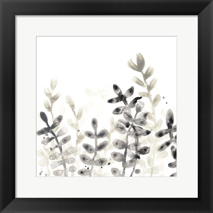Framed Liquid Stems II Print