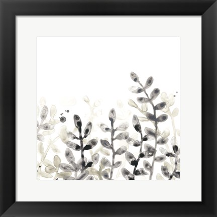 Framed Liquid Stems III Print