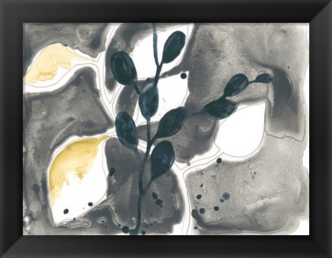 Framed Navy Garden Inspiration VII Print