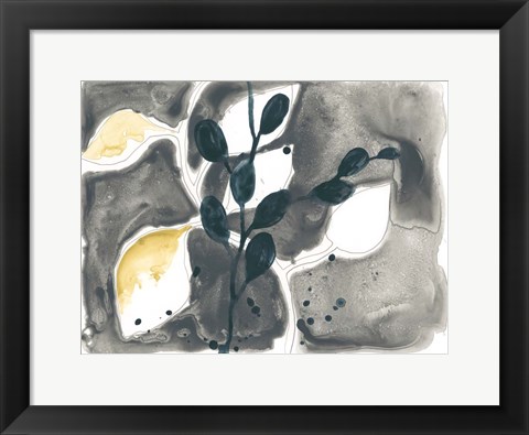 Framed Navy Garden Inspiration VII Print