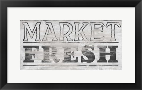 Framed Vintage Farmhouse Sign III Print