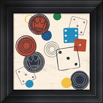Framed Game Time IV Print