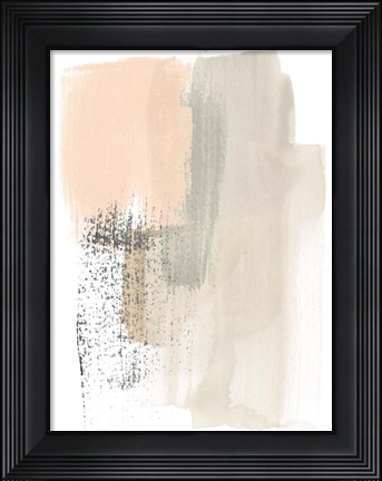 Framed Blush Abstract I Print
