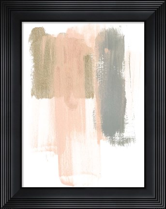 Framed Blush Abstract IV Print