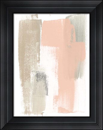 Framed Blush Abstract VI Print