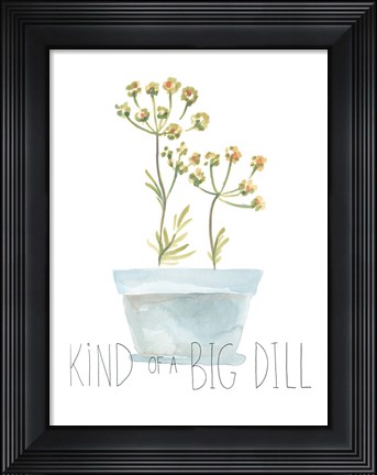 Framed Punny Plant III Print