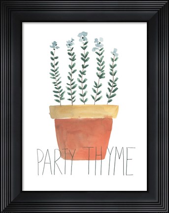 Framed Punny Plant IV Print
