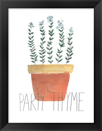 Framed Punny Plant IV Print