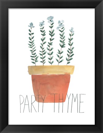 Framed Punny Plant IV Print