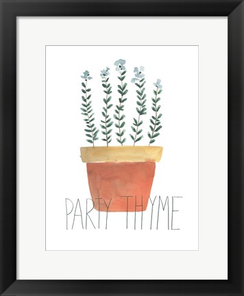 Framed Punny Plant IV Print