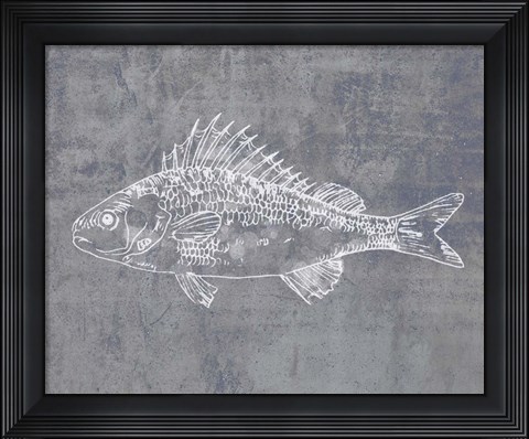 Framed Like a Stone I Print