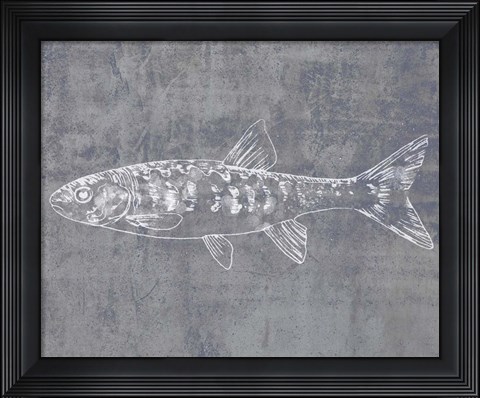 Framed Like a Stone II Print